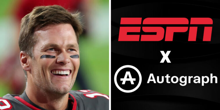 ESPN Partners With Tom Brady's NFT Marketplace